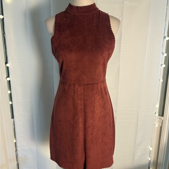 HYFVE Rust Mini Boho Dress size Large - Picture 1 of 9